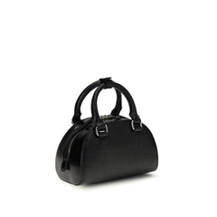 Diesel Black Calf Leather Bos Taurus Shoulder Bag