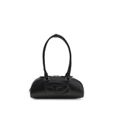 Diesel Black Calf Leather Bos Taurus Shoulder Bag