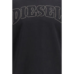 Diesel Black Cotton Sweatshirt - Sweatshirts