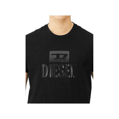 Diesel Black Cotton T-Shirt - T-Shirts
