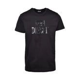 Diesel Black Cotton T-Shirt - T-Shirts