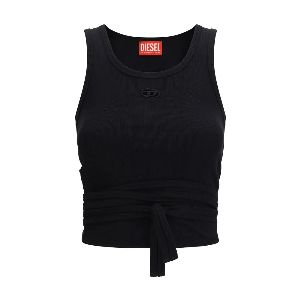 Diesel Black Cotton Top - XS