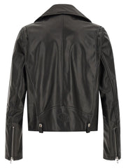 Diesel Black Cowhide Leather Jacket - IT50 | L