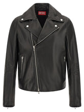 Diesel Black Cowhide Leather Jacket - IT50 | L