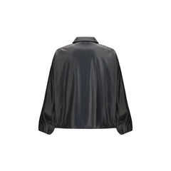 Diesel Black Polyester Biker Jacket