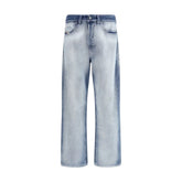 Diesel Blue Cotton Bootcut Jeans
