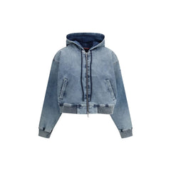 Diesel Blue Cotton Denim Jacket