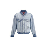 Diesel Blue Cotton Denim Jacket - S