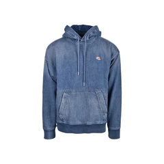 Diesel Blue Cotton Hoody - IT52 | XL - Hoodies