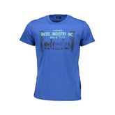 Diesel Blue Cotton Men T-Shirt - XL - T-Shirts