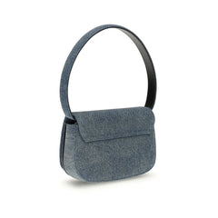 Diesel Blue Cotton Shoulder Bag