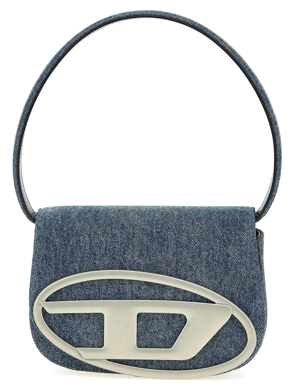 Diesel Blue Cotton Shoulder Bag
