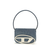 Diesel Blue Cotton Shoulder Bag