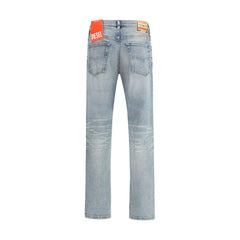 Diesel Blue Cotton Tapered Jeans