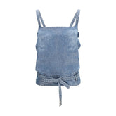 Diesel Blue Cotton Top