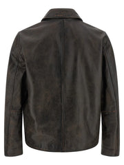 Diesel Brown Cowhide Leather Jacket - IT50 | L