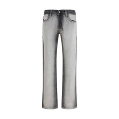 Diesel Gray Cotton Bootcut Jeans