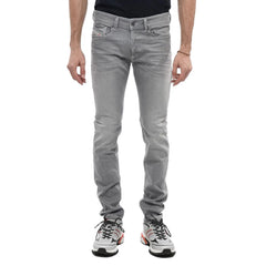 Diesel Gray Cotton Men Skinny Jean - Jeans
