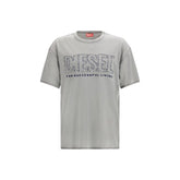 Diesel Gray Cotton Sportswear - T-Shirts