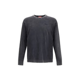 Diesel Gray Cotton Sweatshirt