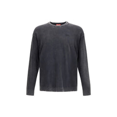 Diesel Gray Cotton Sweatshirt