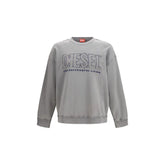 Diesel Gray Cotton Sweatshirt - Sweatshirts