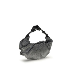 Diesel Silver Cotton Shoulder Bag