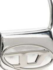 Diesel Silver Cowhide Shoulder Bag
