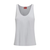 Diesel White Cotton Top