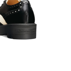 Dior Black Calfskin Oxfords And Derbies - EU34.5/US4.5