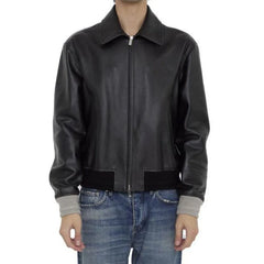 מעיל עור שחור של Dior - IT50 | L