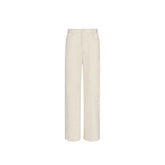 Dior White Cashmere Chino Pants
