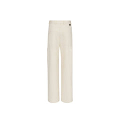 Dior White Cashmere Chino Pants