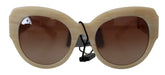 Dolce & Gabbana Beige Acetate Full Rim Brown Lense DG4294 Sunglasses - Sunglasses
