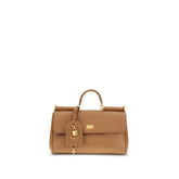 Dolce & Gabbana Beige Calf Leather Bos Taurus Shoulder Bag