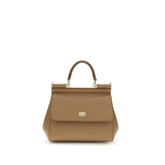 Dolce & Gabbana Beige Calf Leather Bos Taurus Shoulder Bag