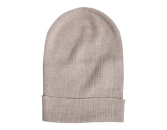 Dolce & Gabbana Beige Cashmere Knitted Winter Beanie Hat - Beanies