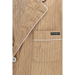 Dolce & Gabbana Beige Linen Robe - IT50 | L