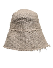 Dolce & Gabbana Beige Linen Wide Brim Bucket Hat - 58 cm|M