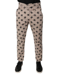 Dolce & Gabbana Beige Logo Cotton Skinny Denim Jeans - IT50 | L - Jeans