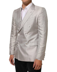 Dolce & Gabbana Beige MARTINI Double-Breasted Suit Blazer - IT48 | M - Sport Jackets