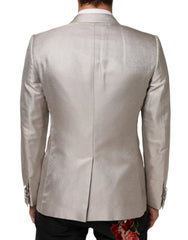 Dolce & Gabbana Beige MARTINI Double-Breasted Suit Blazer - IT48 | M - Sport Jackets