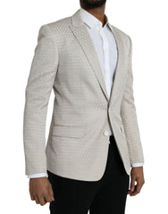 Dolce & Gabbana Beige MARTINI Single Breasted Coat Blazer - IT48 | M - Sport Jackets