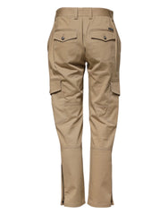 Dolce & Gabbana Beige Mid Waist Cargo Tapered Pants - IT38 | XS - Cargo Pants