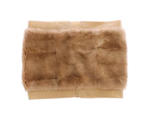 Dolce & Gabbana Beige MINK Fur Scarf Foulard Neck Wrap - Scarves & Shawls