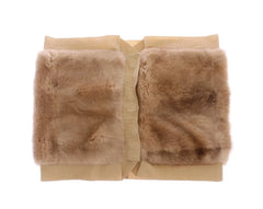 Dolce & Gabbana Beige MINK Fur Scarf Foulard Neck Wrap - Scarves & Shawls