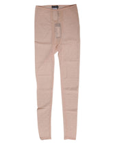 Dolce & Gabbana Beige Nylon Logo Lace Leggings Pants Underwear - IT2 | S - Women’s Underpants