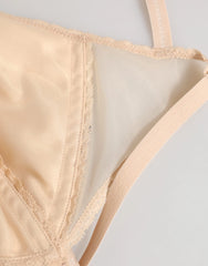 Dolce & Gabbana Beige Nylon Triangle Soft Cup Brassiere Underwear - IT3 | M - Bras