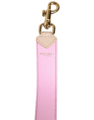 Dolce & Gabbana Beige Pink Leather Handbag Accessory Shoulder Strap - Handbag & Wallet Accessories