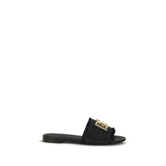 Dolce & Gabbana bézs szövött papucs - EU37/US7